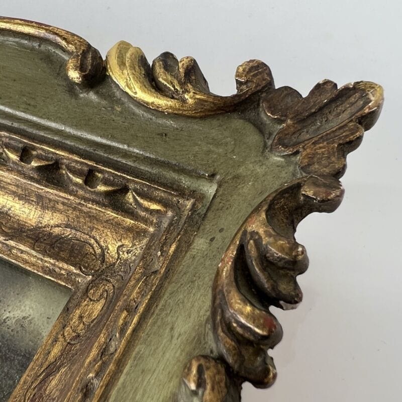 Quadro antico olio su tela 800 dipinto Francese quadretto con cornice in legno Y Categoria  Quadri