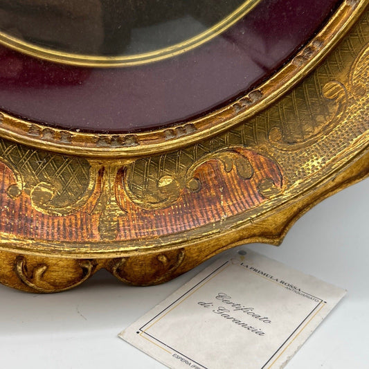 Quadro Dipinto a olio firmato natura morta con fiori cornice fiorentina '900 Categoria  Quadri