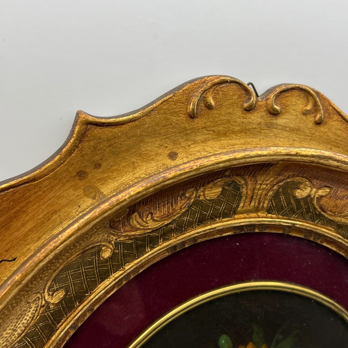 Quadro Dipinto a olio firmato natura morta con fiori cornice fiorentina '900 Categoria  Quadri