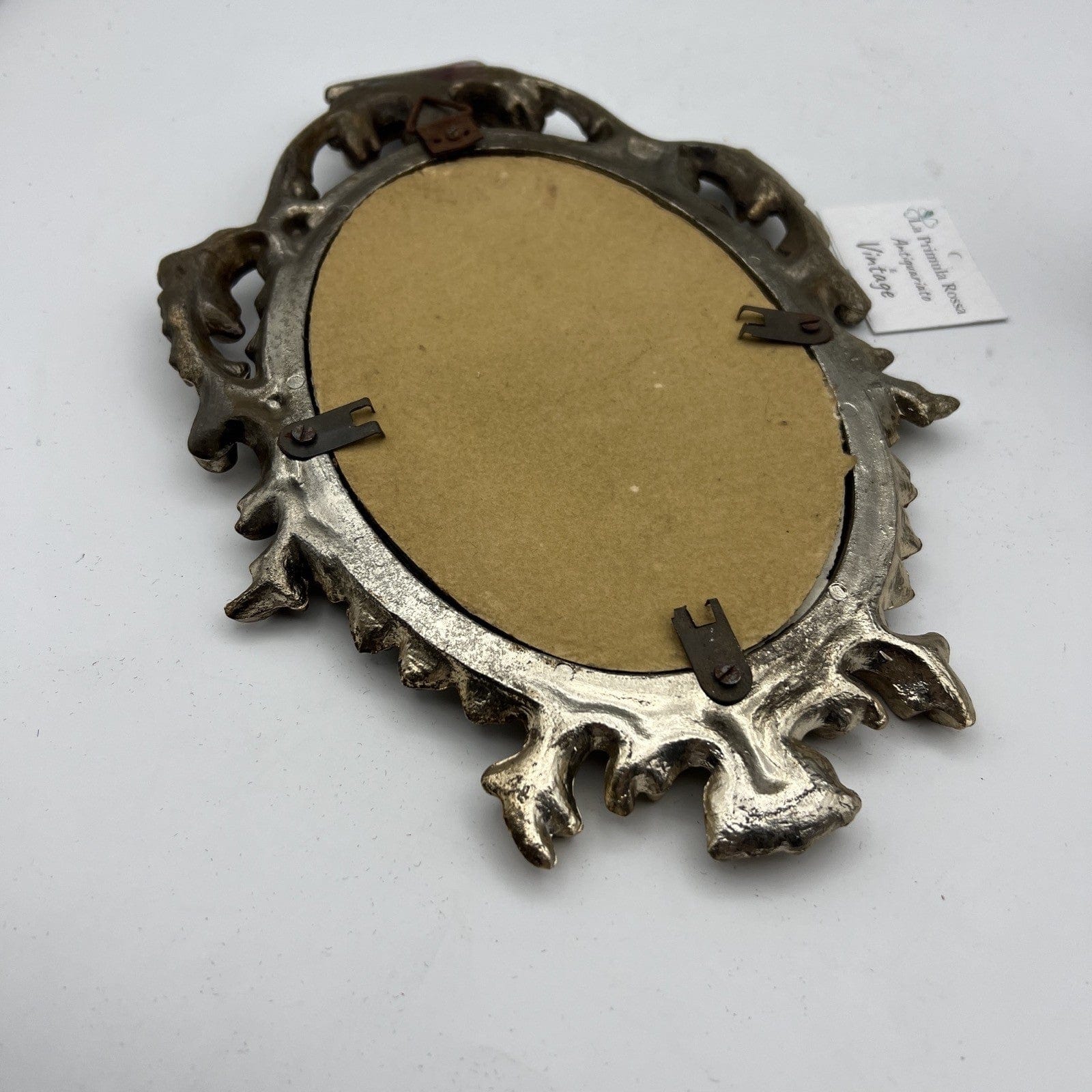 Quadro quadretto stampa fiori con cornice oro argento stile antico barocco 900 Categoria  Quadri