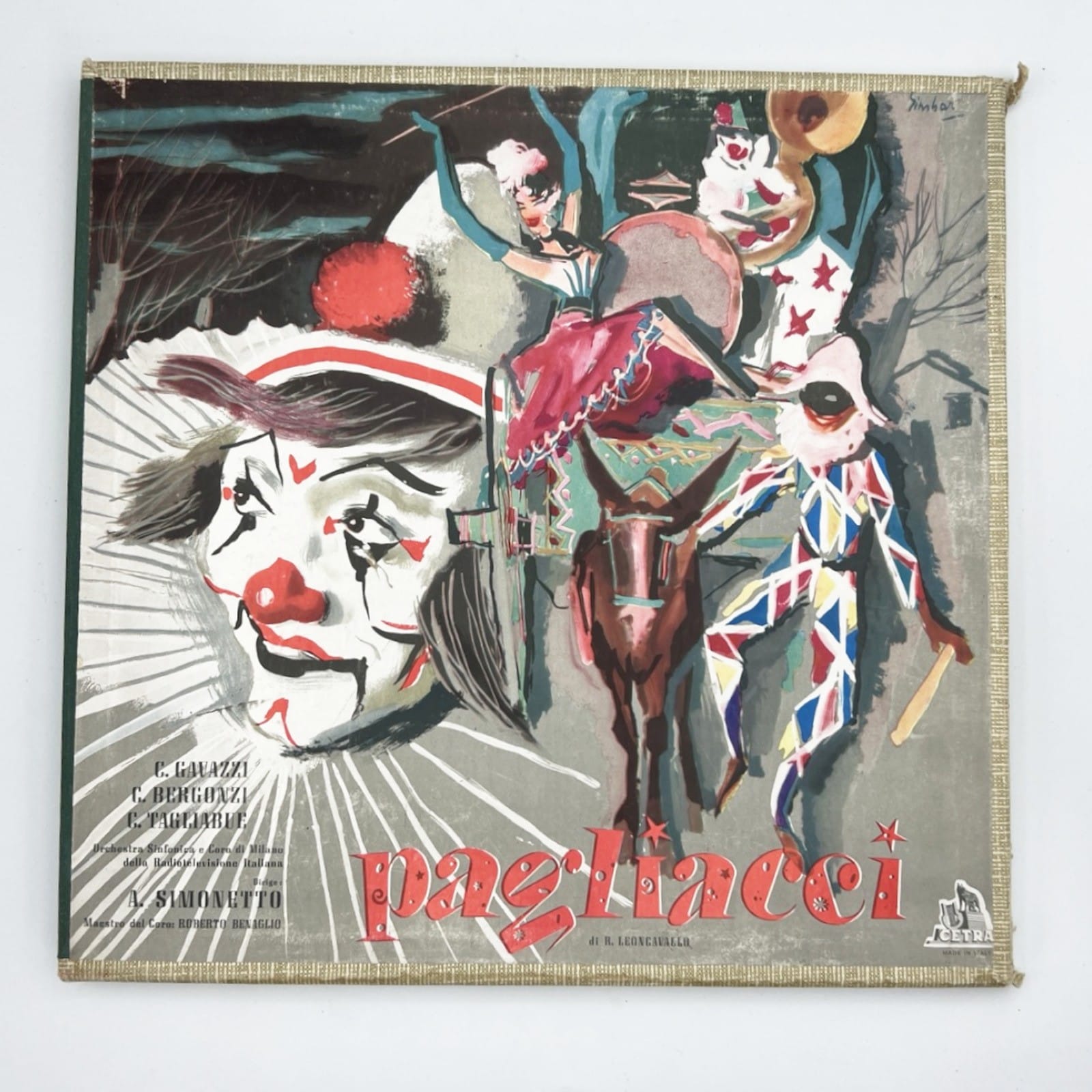 Raro Disco in vinile 33 giri lp musica Lirica Pagliacci 1951 Ruggero Leocavallo Categoria  Dischi in Vinile