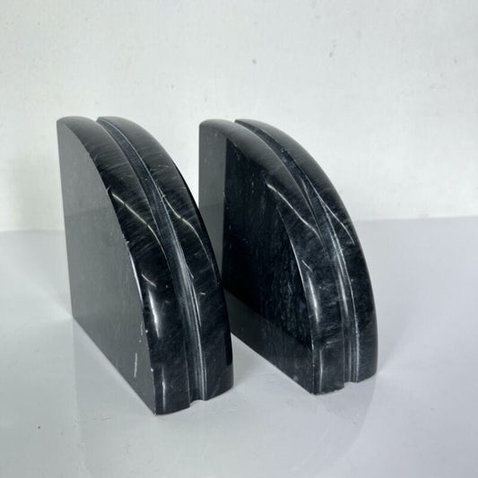 Reggilibri stile antico fermalibri in marmo nero regolabile da scrivania Vintage Categoria  Accessori scrivania e ufficio