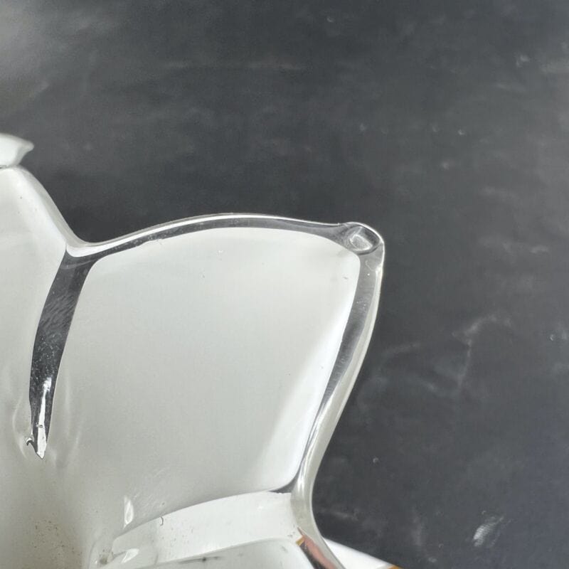 Ricambio lampadario vintage fiore bianco in vetro di murano ricambi originale Categoria  Lampade Appliques