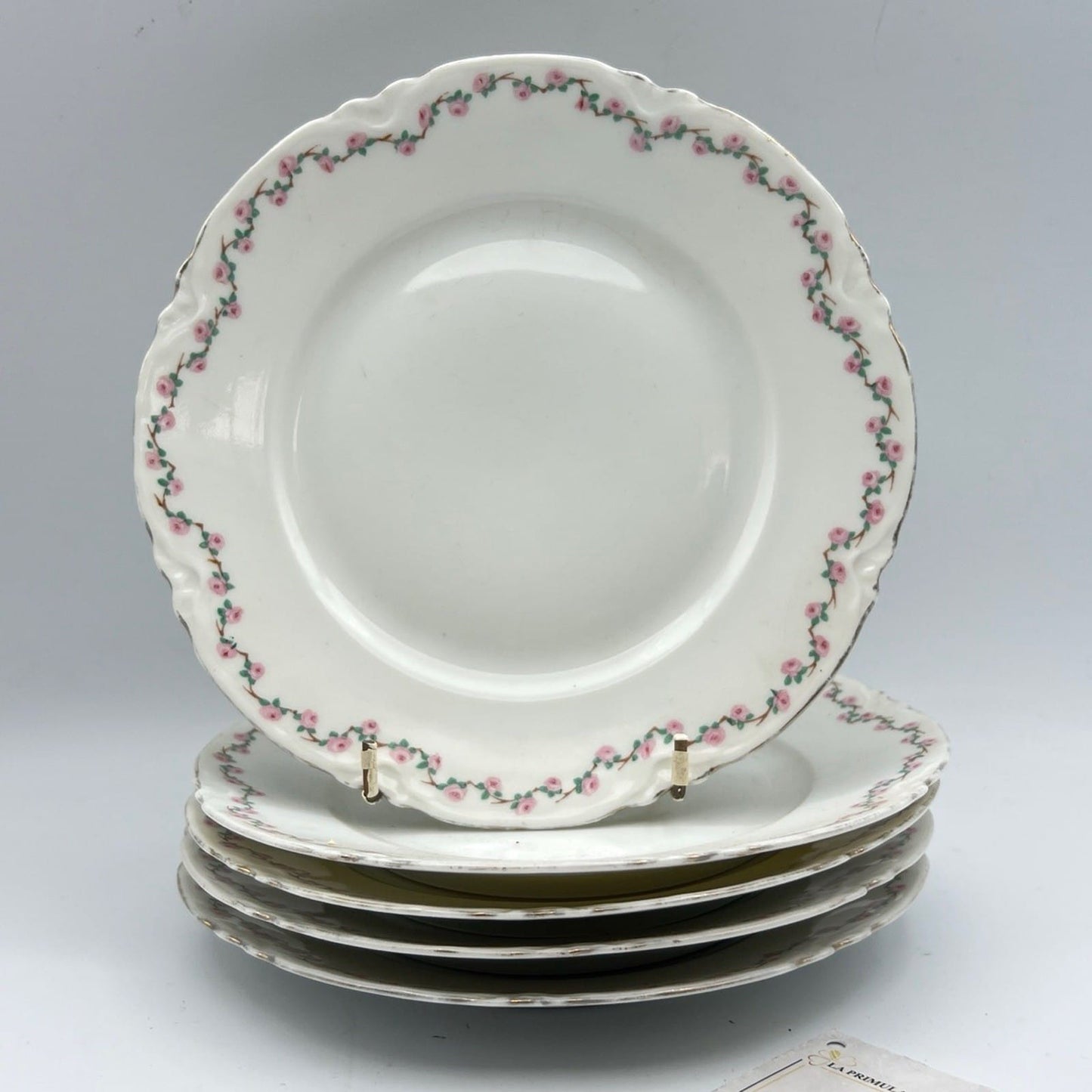 Richard Ginori Set di 4 piatti antichi bianchi servizio in porcellana anni 30 Categoria  Piatti e Piattini