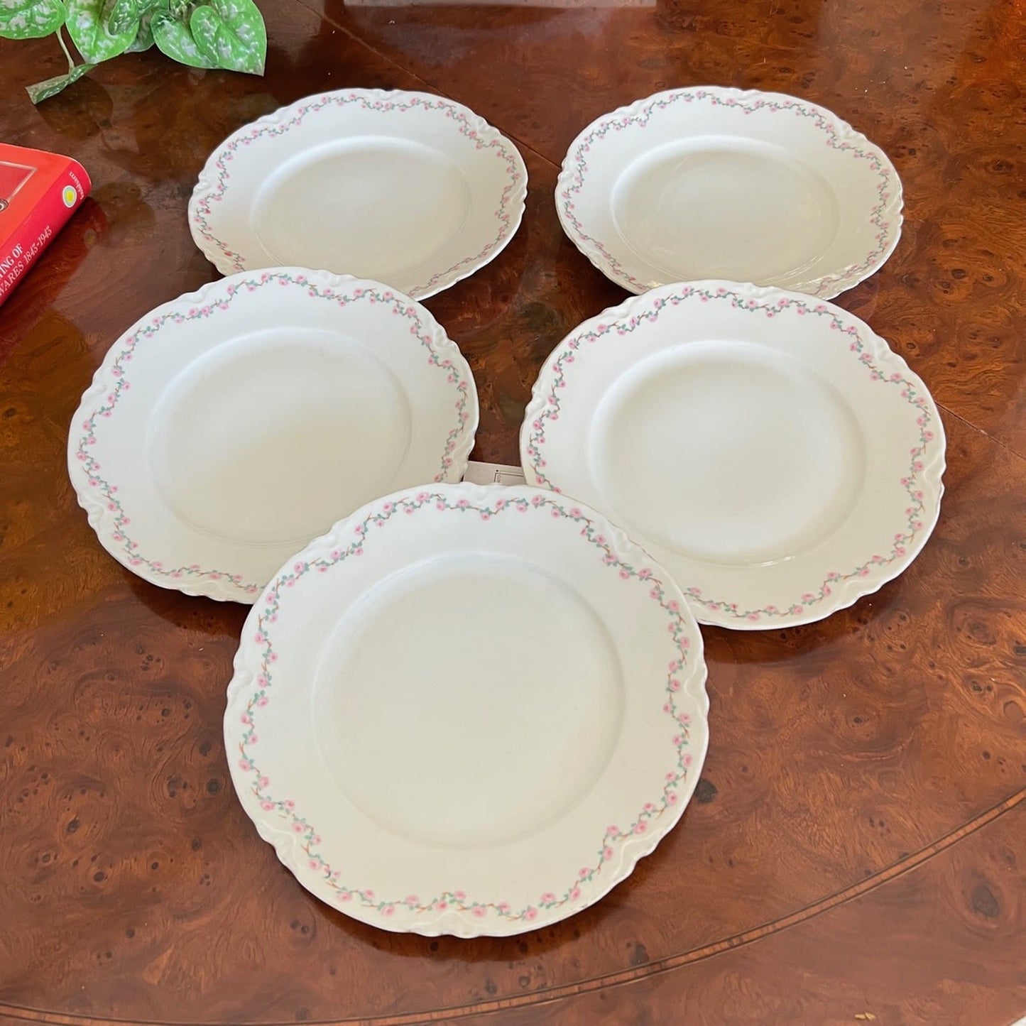 Richard Ginori Set di 4 piatti antichi bianchi servizio in porcellana anni 30 Categoria  Piatti e Piattini