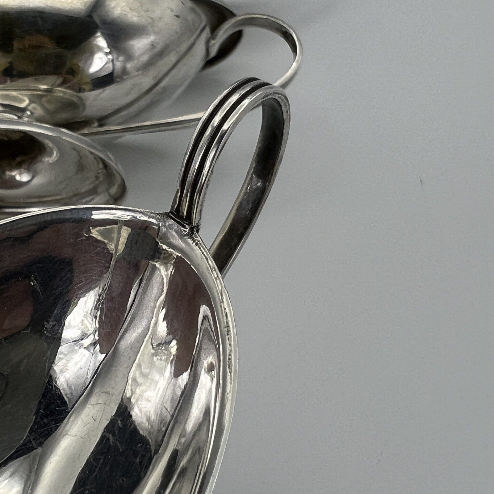 Saliera Antica in Argento Placcato set saliere singole silver Plated  da tavola Categoria  Sheffield & Argento