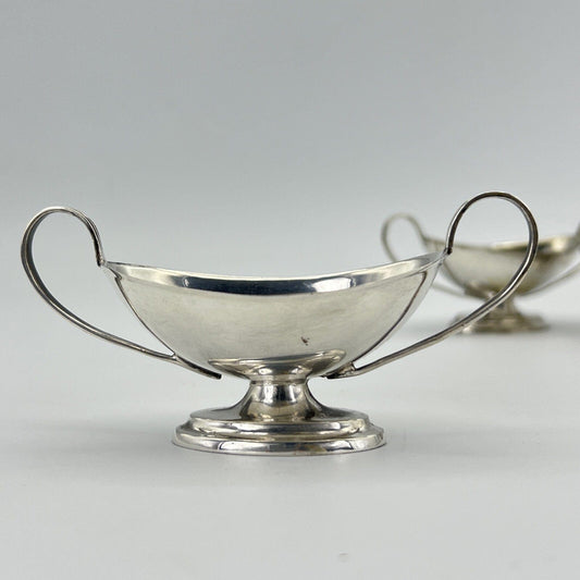 Saliera Antica in Argento Placcato set saliere singole silver Plated  da tavola Categoria  Sheffield & Argento