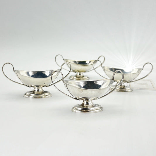 Saliera Antica in Argento Placcato set saliere singole silver Plated  da tavola Categoria  Sheffield & Argento