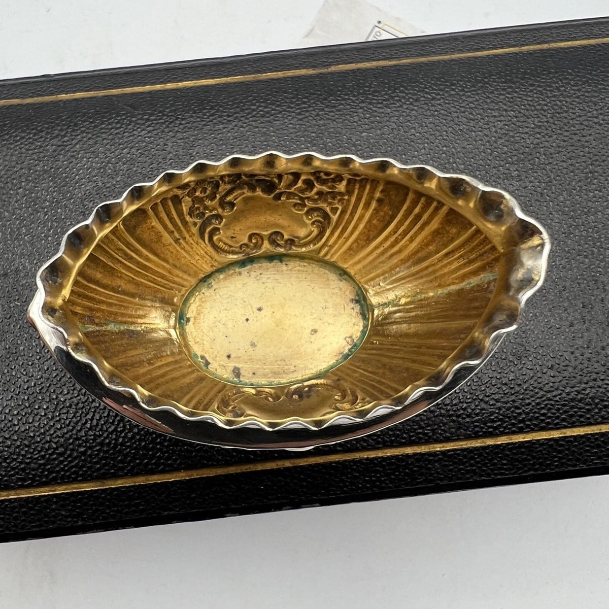 Saliere in Argento antico Set saliere sterling silver da tavola dì Epoca 1897 Categoria  Sheffield & Argento