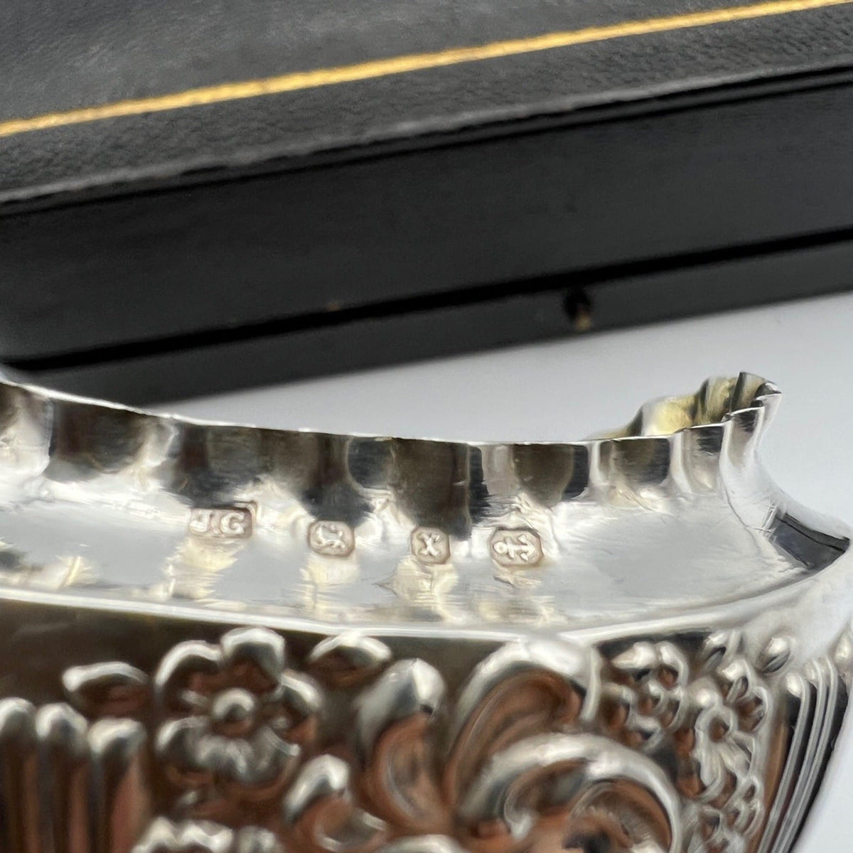 Saliere in Argento antico Set saliere sterling silver da tavola dì Epoca 1897 Categoria  Sheffield & Argento