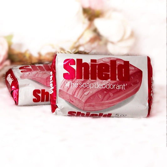 Saponetta Vintage da collezione inglese profumata SHIELD soap red  sapone 1980 Categoria  Vintage