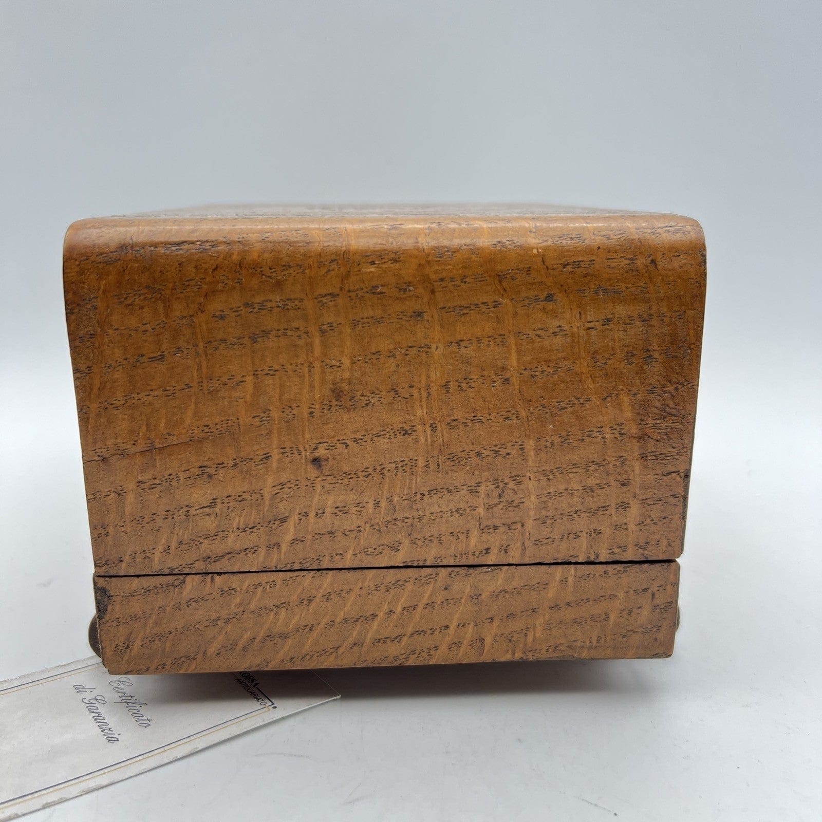 Scatola antica in legno cofanetto da scrivania portasigarette stile Deco anni 40 Categoria  Oggetti per fumatori