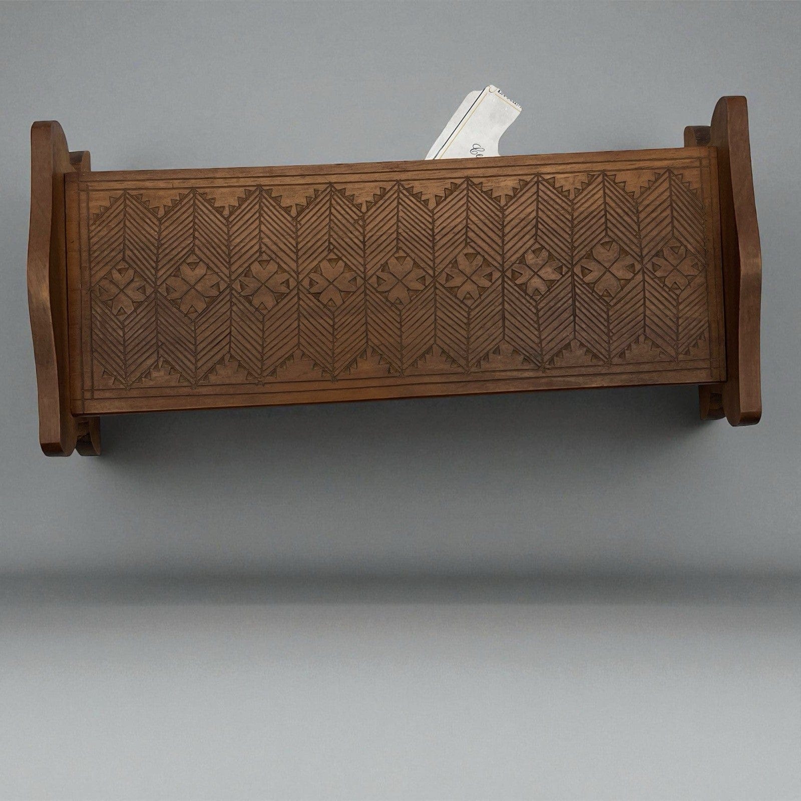 Scatola antica in legno cofanetto scrivania porta oggetti minuterie da scrivania Categoria  Scatole in legno