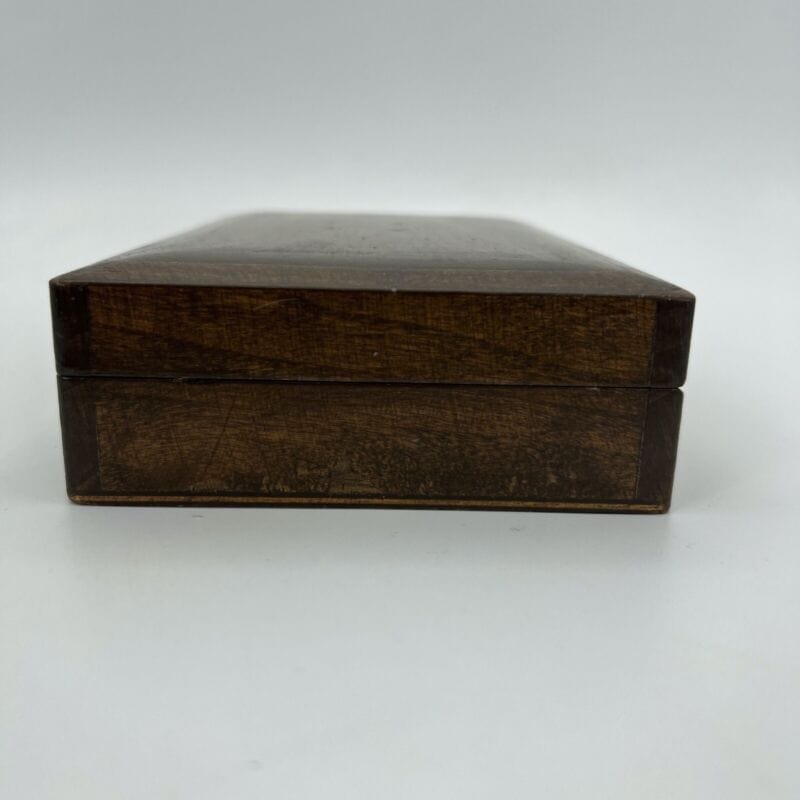 Scatola antica in legno cofanetto scrivania portasigarette porta carte da Gioco Categoria  Scatole in legno