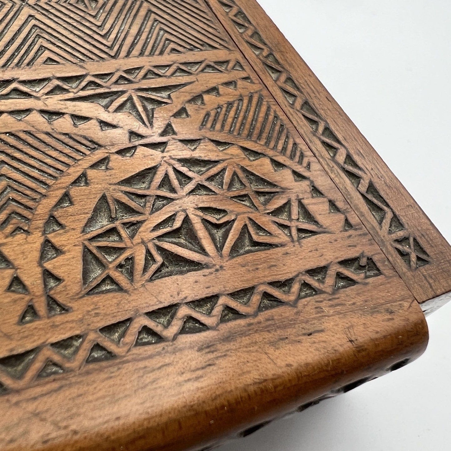 Scatola antica in legno cofanetto scrivania portasigarette porta oggetti Categoria  Scatole in legno