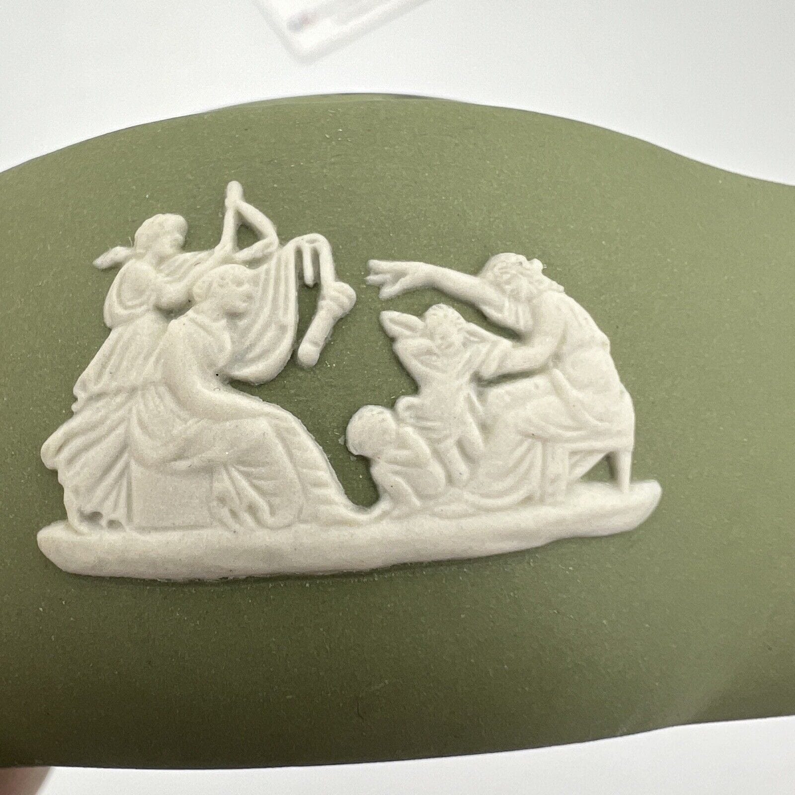Scatola Portagioie in porcellana scatolina Wedgwood Verde Vintage Putti Angeli Categoria  Scatoline portagioie