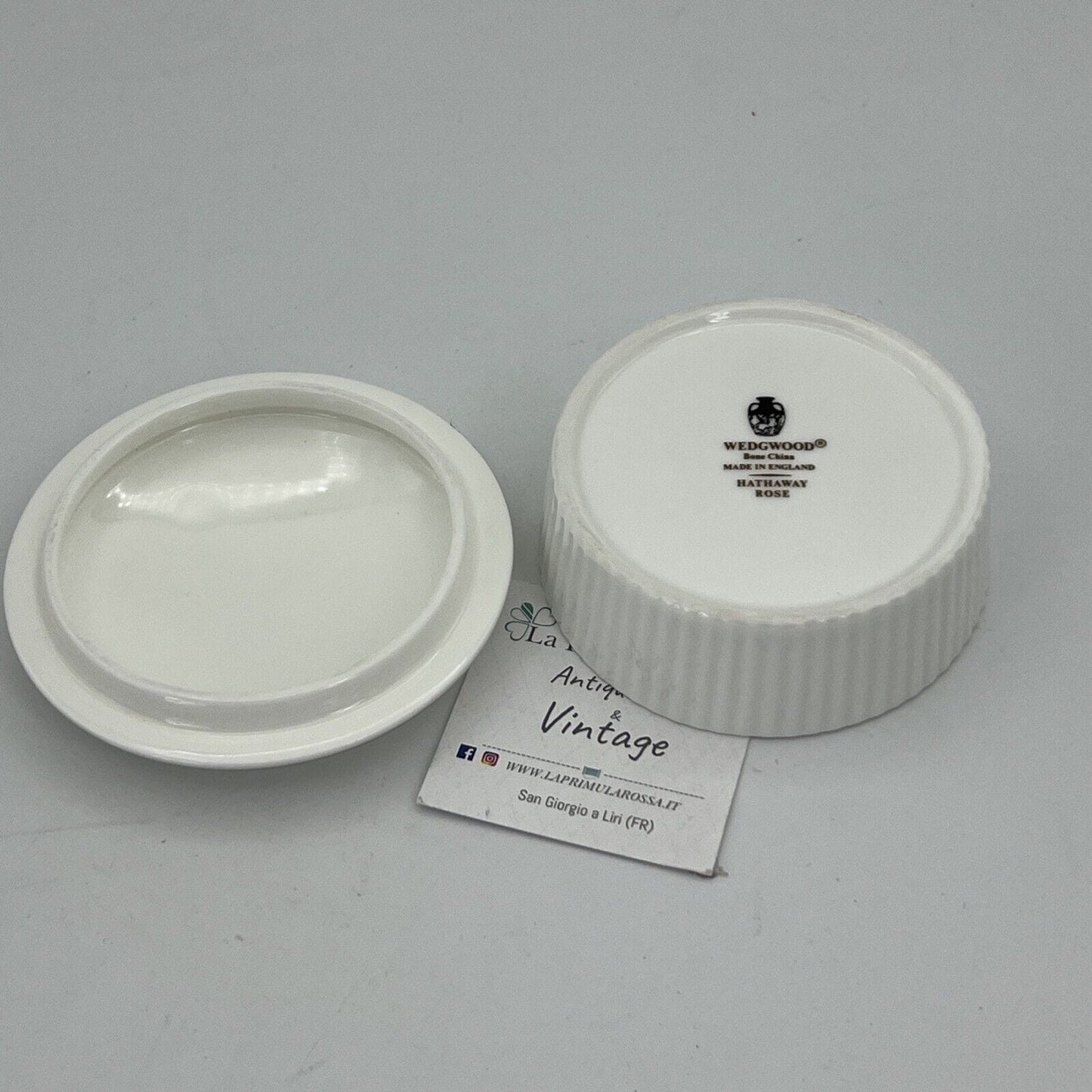 Scatola Scatolina portagioie in porcellana vintage piccolo con rose Wedgwood Categoria  Scatoline portagioie