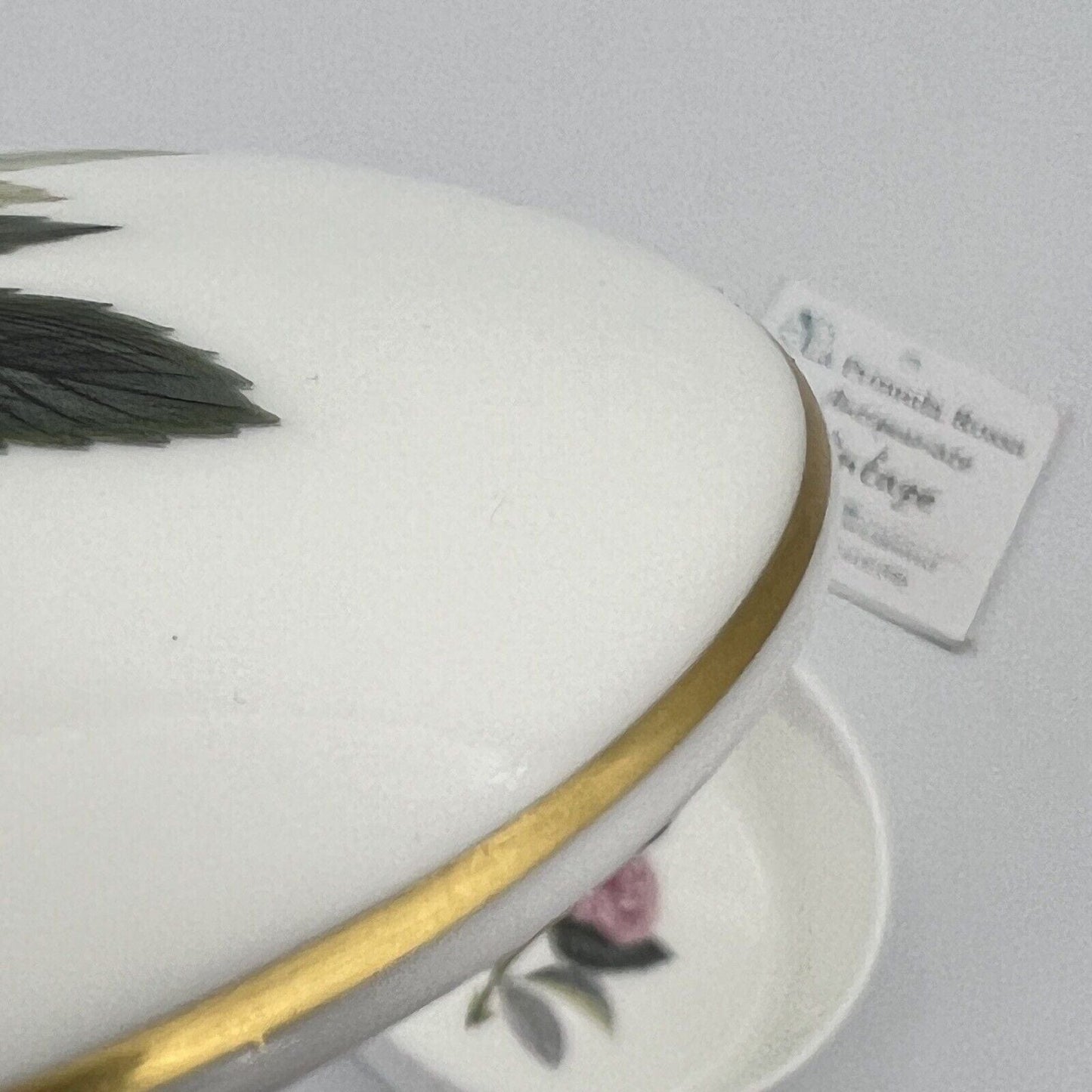 Scatola Scatolina portagioie in porcellana vintage piccolo con rose Wedgwood Categoria  Scatoline portagioie