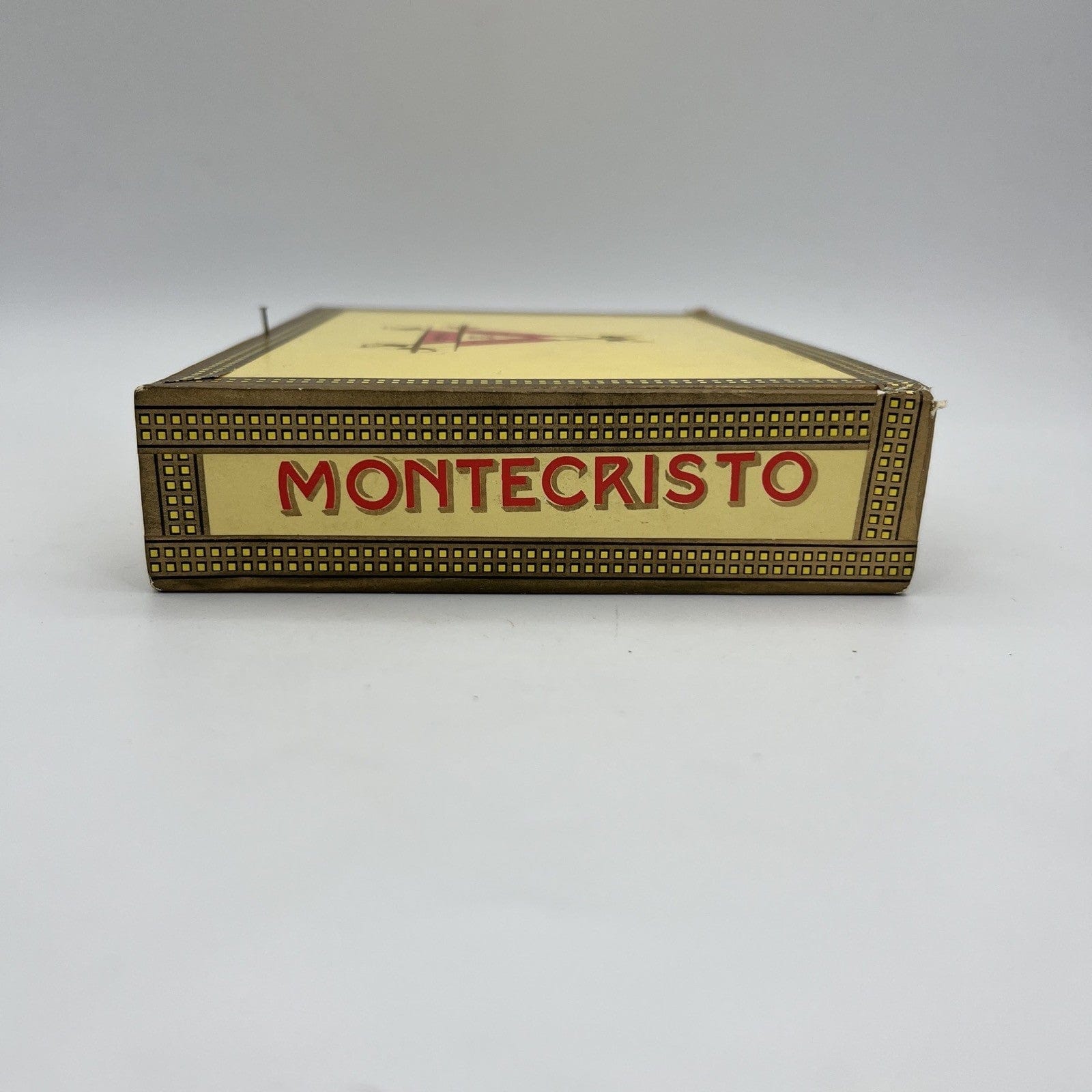 Scatola Vintage Vuota In Legno porta Sigari 25 Habana Montecristo no. 4 Cuba Categoria  Pubblicità vintage