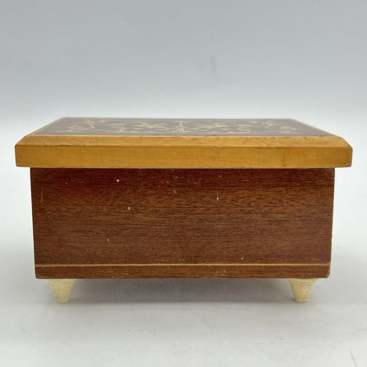 Scatolina sorrentina vintage con di sorrento in legno intarsiata Portagioie Categoria  Scatole in legno