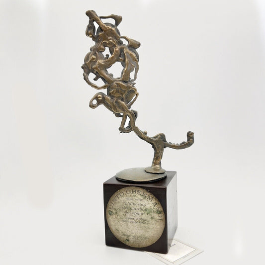 Scultura in bronzo Bronzetto Firmato QUINTO GHERMANDI Opera unica 1990 Categoria  Altro
