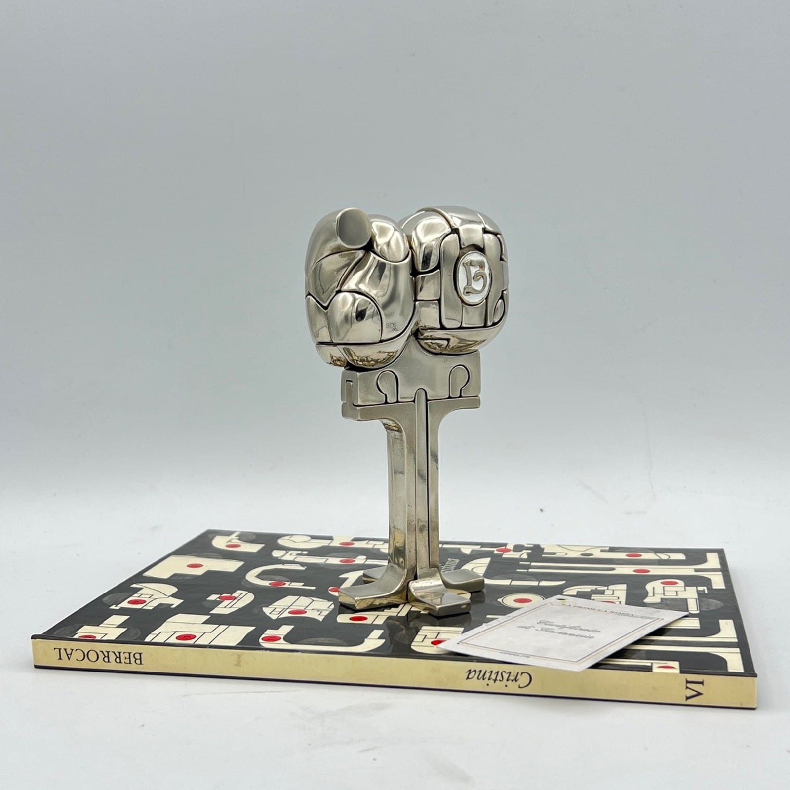 Scultura Miguel Berrocal Ortiz statuina design Cristina puzzle con anello 1969 Categoria  Altro