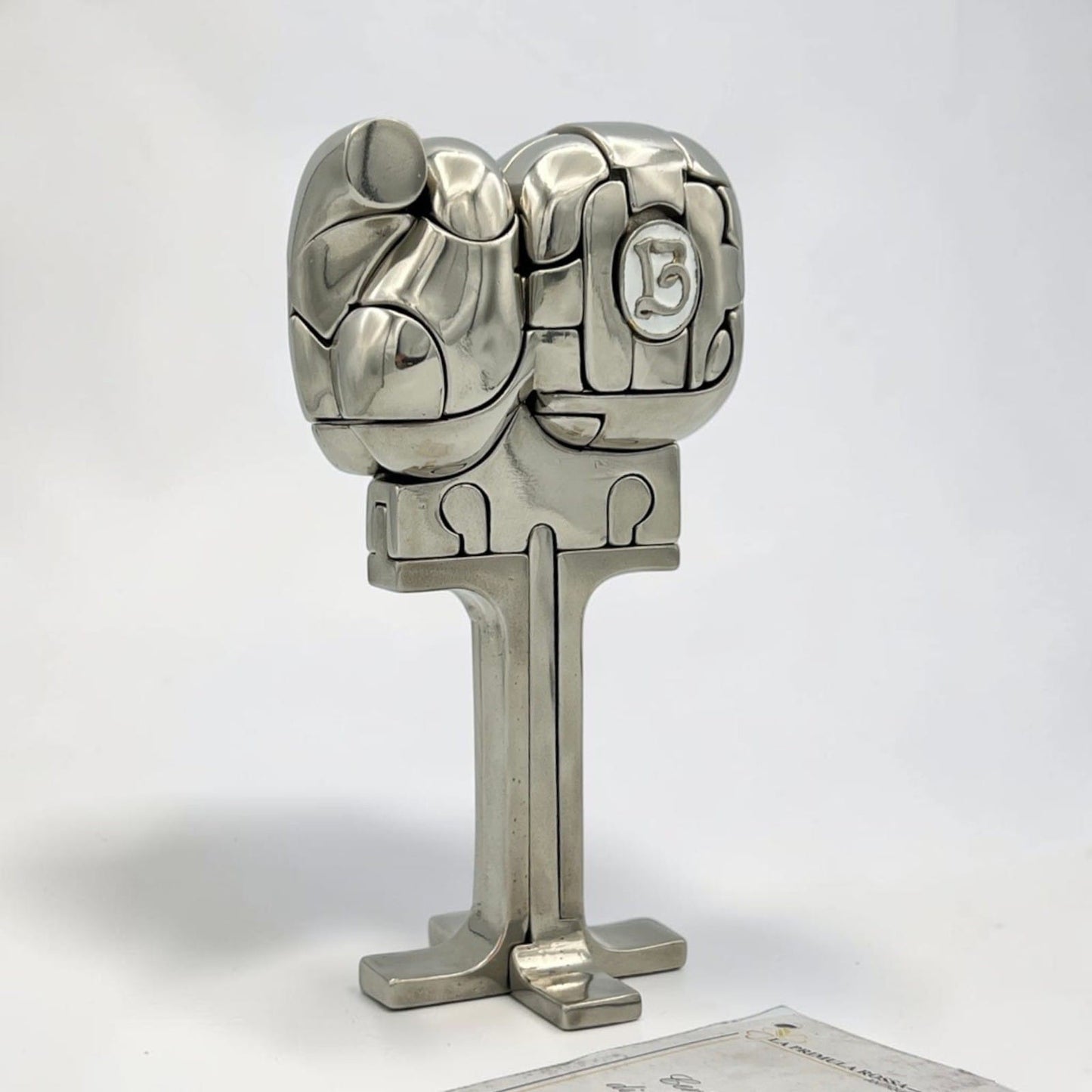 Scultura Miguel Berrocal Ortiz statuina design Cristina puzzle con anello 1969 Categoria  Altro