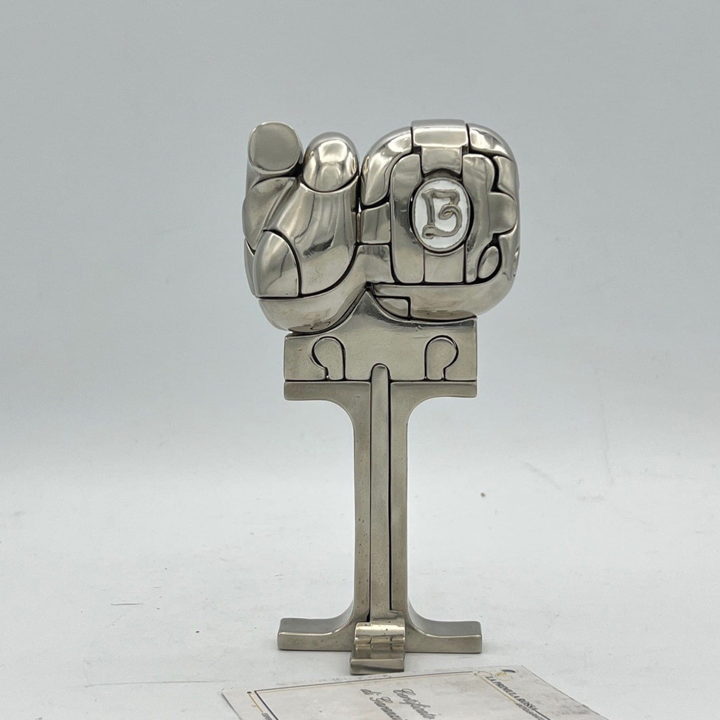 Scultura Miguel Berrocal Ortiz statuina design Cristina puzzle con anello 1969 Categoria  Altro