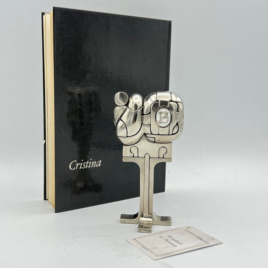 Scultura Miguel Berrocal Ortiz statuina design Cristina puzzle con anello 1969 Categoria  Altro