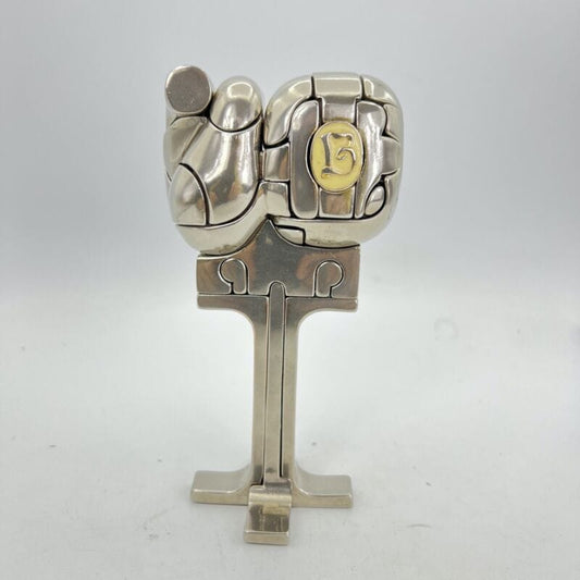 Scultura Miguel Berrocal Ortiz statuina design Cristina puzzle con anello 1969 Categoria  Altro