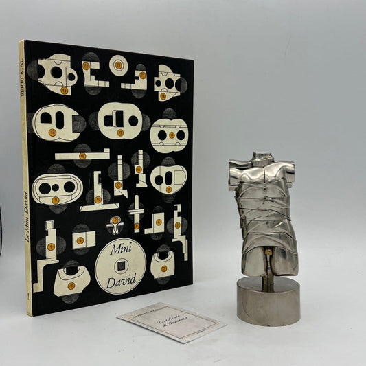 Scultura Miguel Berrocal Ortiz statuina design Mini David puzzle con anello 1969 Categoria  Altro