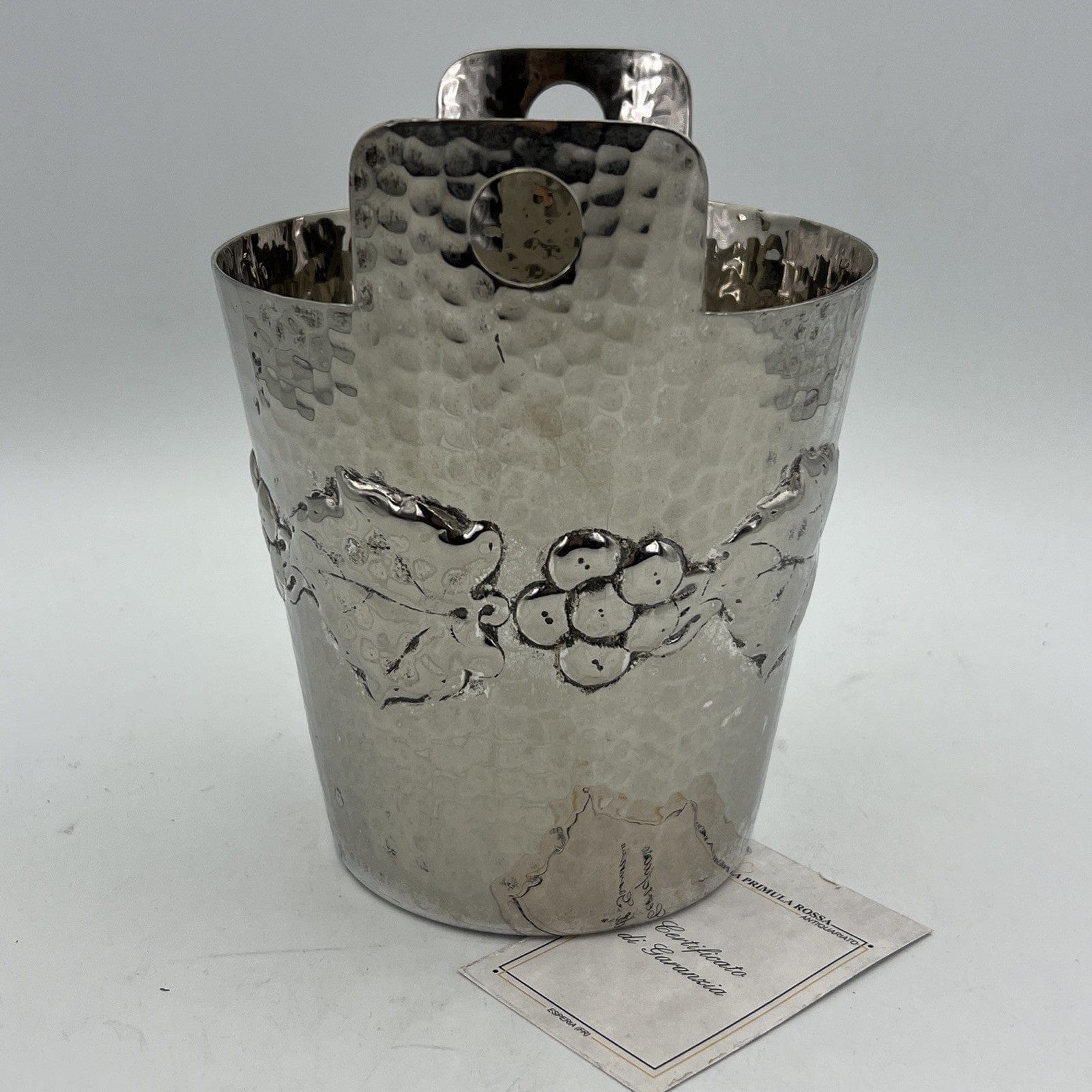 Secchiello porta bottiglia in argento silver plated vintage Callegaro ORIGINALE Categoria  Sheffield & Argento