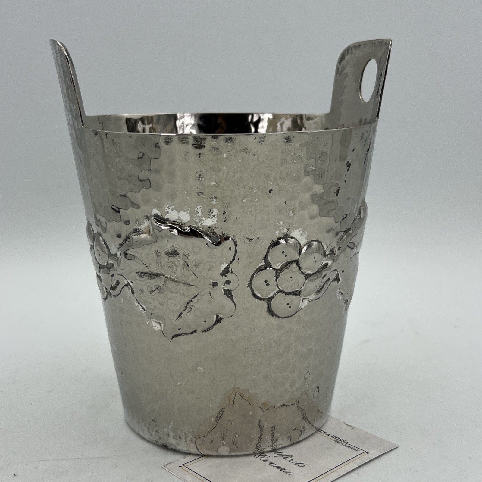 Secchiello porta bottiglia in argento silver plated vintage Callegaro ORIGINALE Categoria  Sheffield & Argento