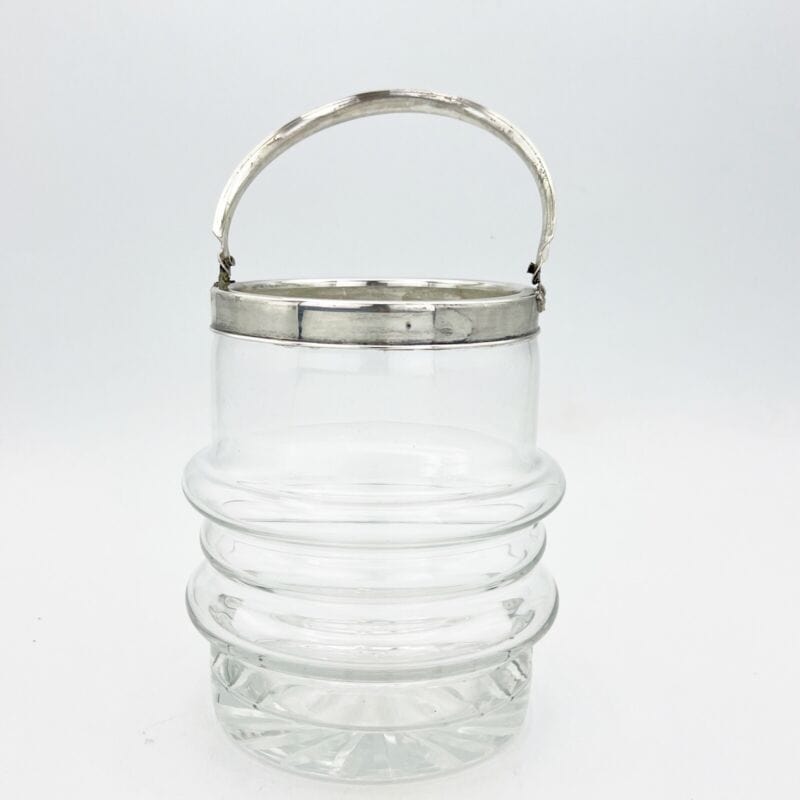 Secchiello portaghiaccio in argento 800 porta ghiaccio vintage anni 70 pinza Categoria  Sheffield & Argento