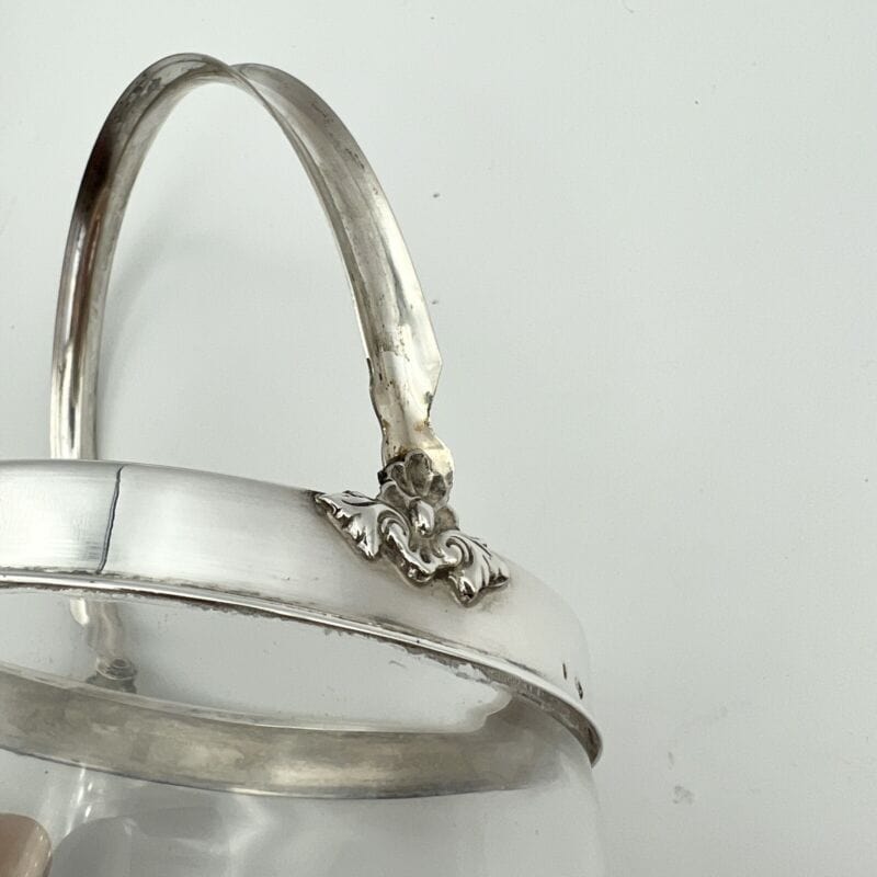 Secchiello portaghiaccio in argento 800 porta ghiaccio vintage anni 70 pinza Categoria  Sheffield & Argento