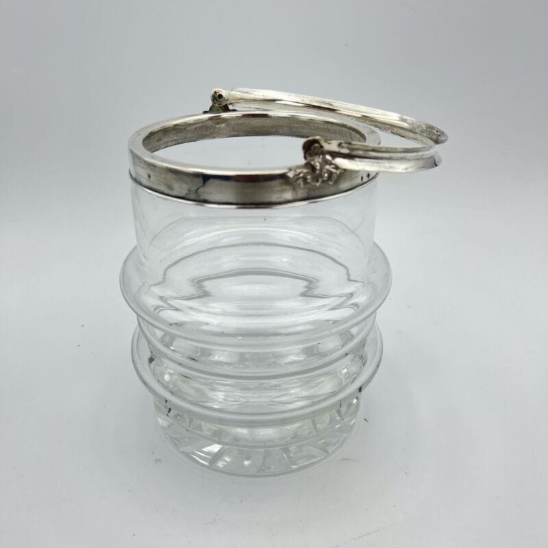 Secchiello portaghiaccio in argento 800 porta ghiaccio vintage anni 70 pinza Categoria  Sheffield & Argento