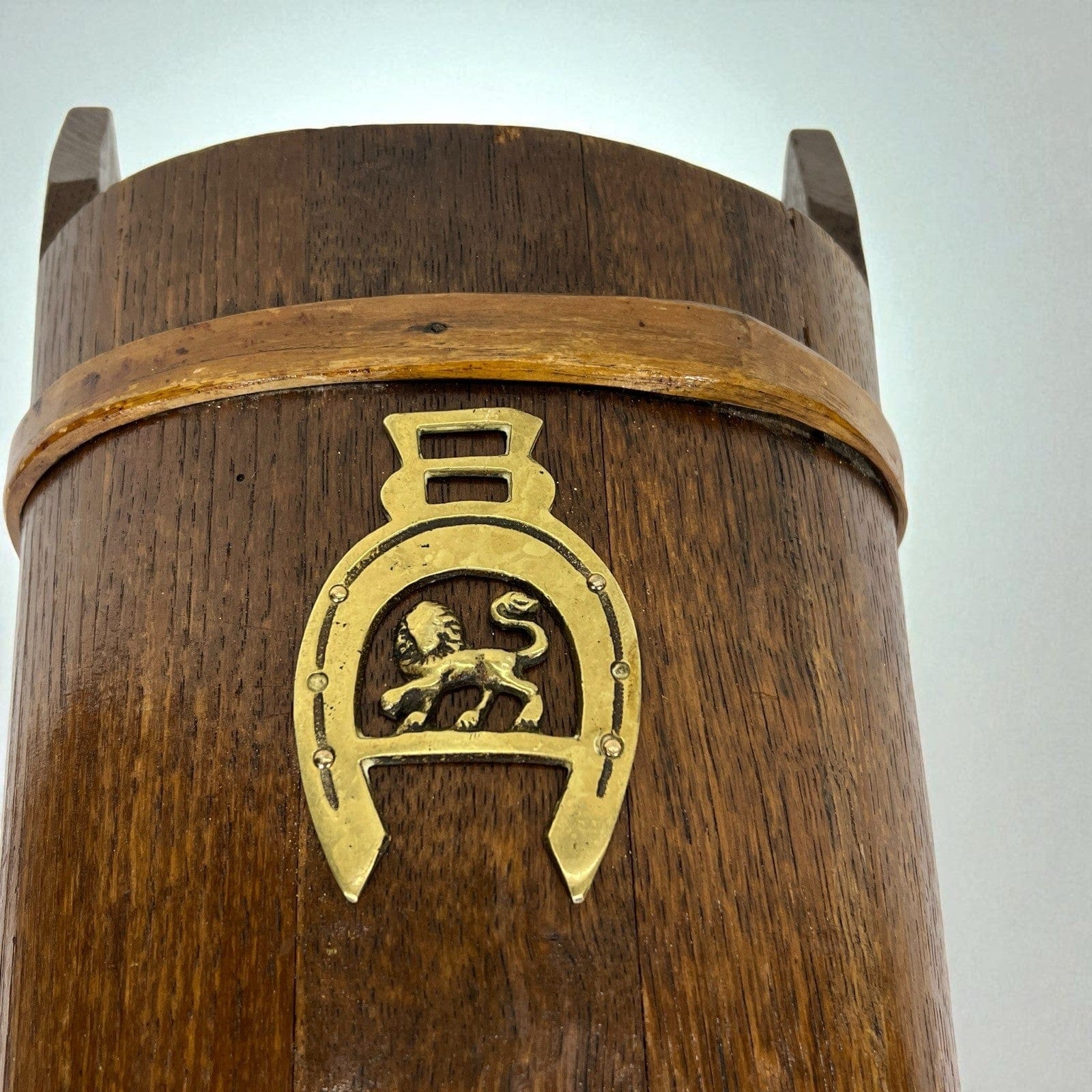 Secchio antico 900 secchiello in legno portaombrelli vintage vecchio gettacarta Categoria  .Tutti gli articoli