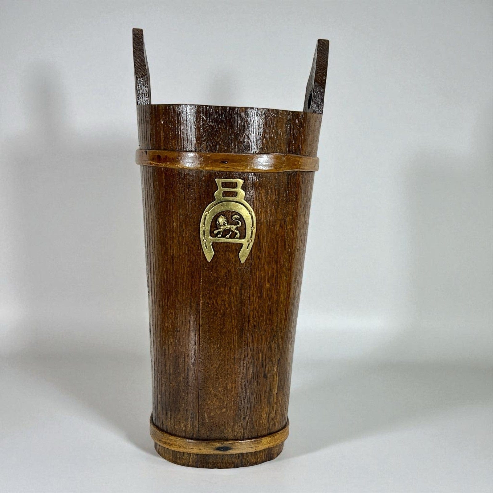 Secchio antico 900 secchiello in legno portaombrelli vintage vecchio gettacarta Categoria  .Tutti gli articoli