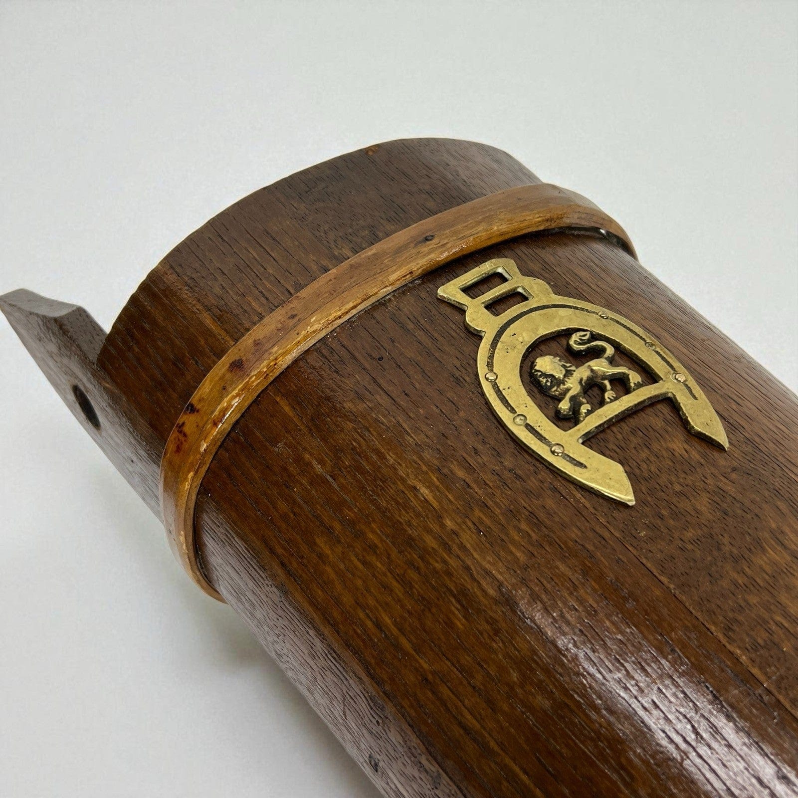 Secchio antico 900 secchiello in legno portaombrelli vintage vecchio gettacarta Categoria  .Tutti gli articoli