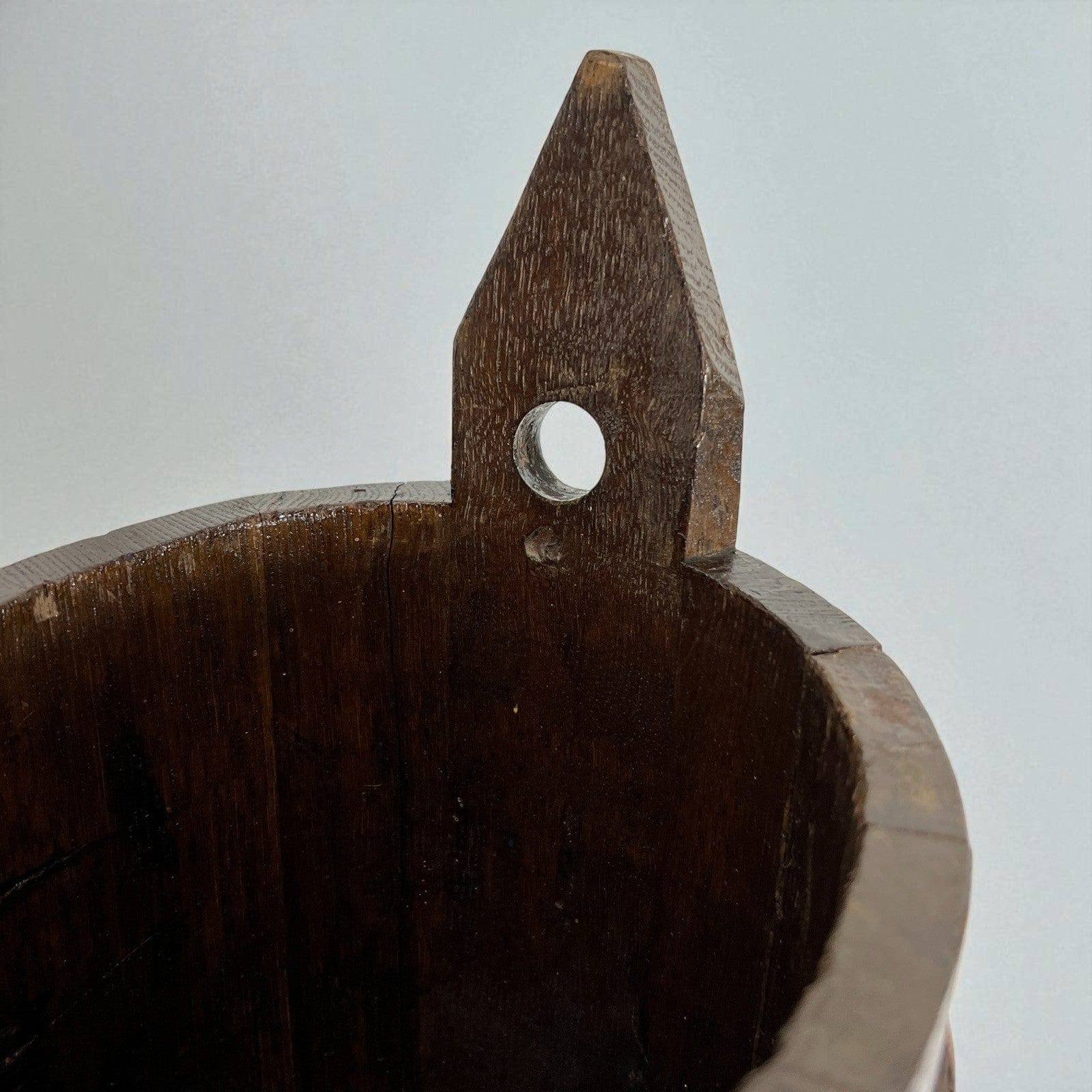 Secchio antico 900 secchiello in legno portaombrelli vintage vecchio gettacarta Categoria  .Tutti gli articoli