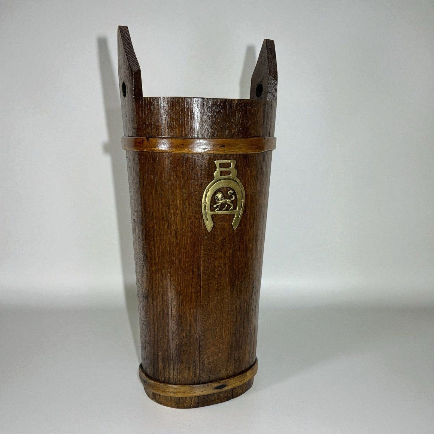 Secchio antico 900 secchiello in legno portaombrelli vintage vecchio gettacarta Categoria  .Tutti gli articoli