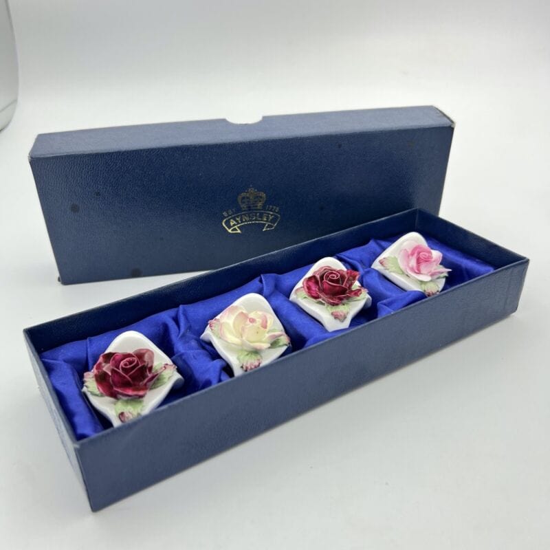 Segnaposto segna posto decorazione per tavola fiori in porcellana vintage Rosa Categoria  Altro