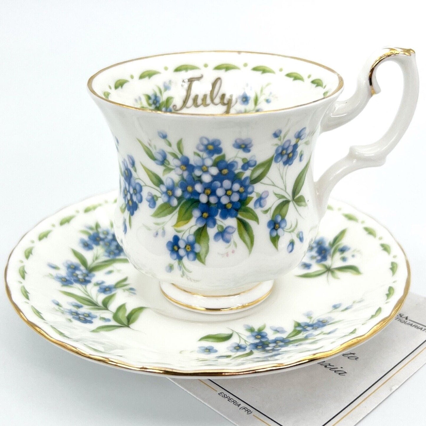 Sei Tazze da caffè in porcellana Royal Albert mese tazzina inglese Categoria  Servizio tazze - Tazze