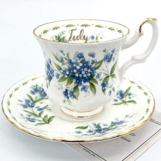 Sei Tazze da caffè in porcellana Royal Albert mese tazzina inglese Categoria  Servizio tazze - Tazze