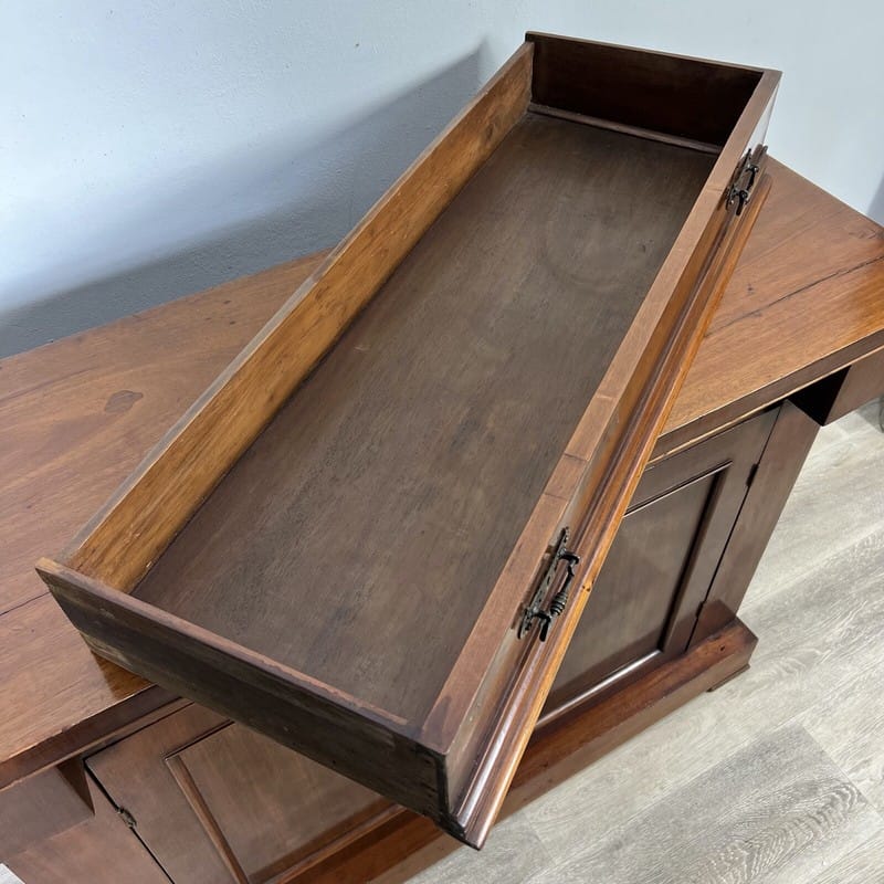 Servante credenza antica inglese epoca vittoriana mobile in noce servantino 800 Categoria  Servante - Servantini