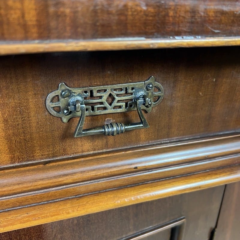 Servante credenza antica inglese epoca vittoriana mobile in noce servantino 800 Categoria  Servante - Servantini