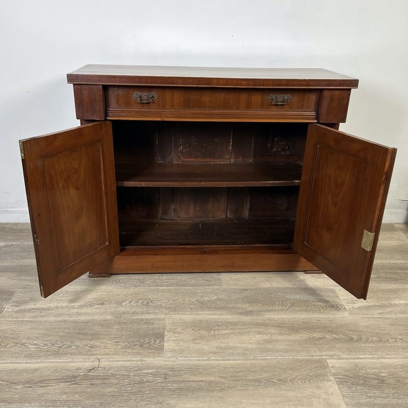 Servante credenza antica inglese epoca vittoriana mobile in noce servantino 800 Categoria  Servante - Servantini