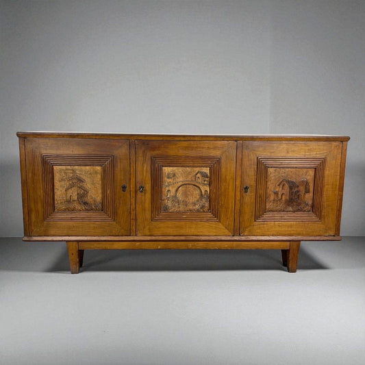 Servante Scandinava Originale Vintage anni '60 Credenza Madia Mobile Soggiorno Categoria  Servante - Servantini