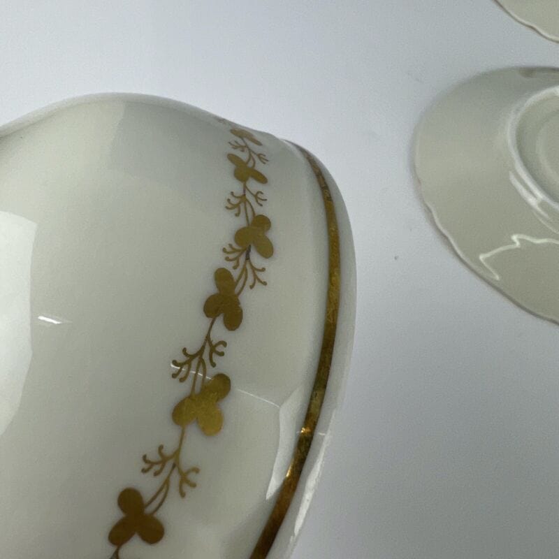 Servizio antico da the te set per 6 tazze in porcellana Vecchio Richard Ginori Categoria  Servizio tazze - Tazze