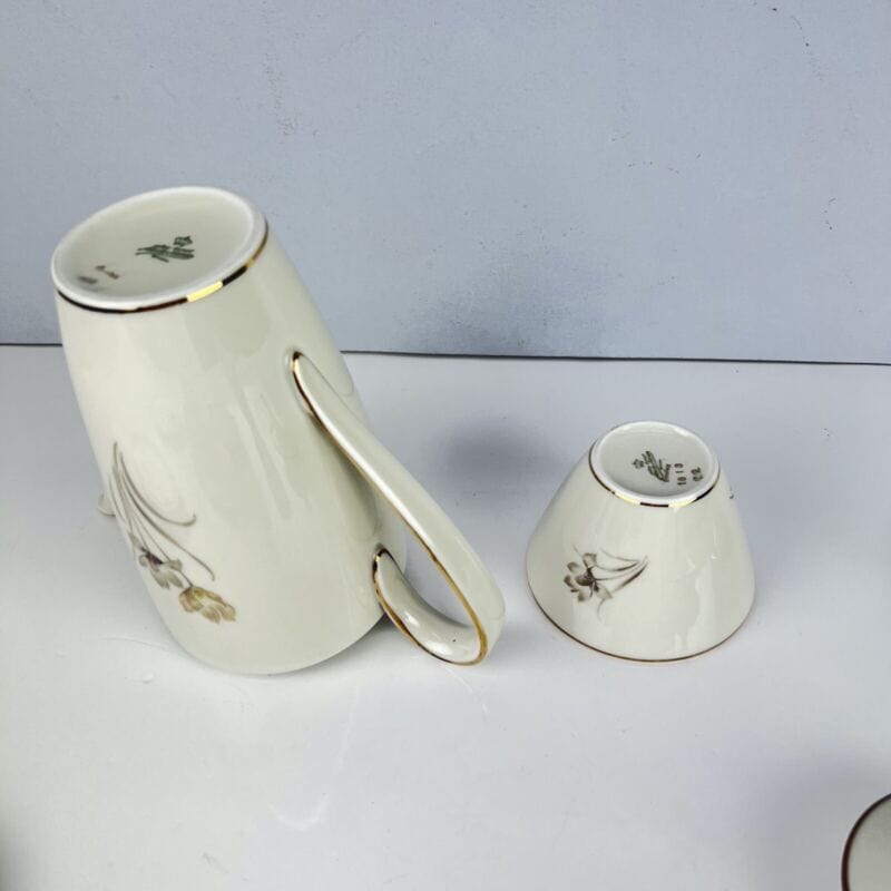 Servizio da caffe antico Bavaria in porcellana anni 40 tazze tazzine fiori Deco Categoria  Servizio tazze - Tazze